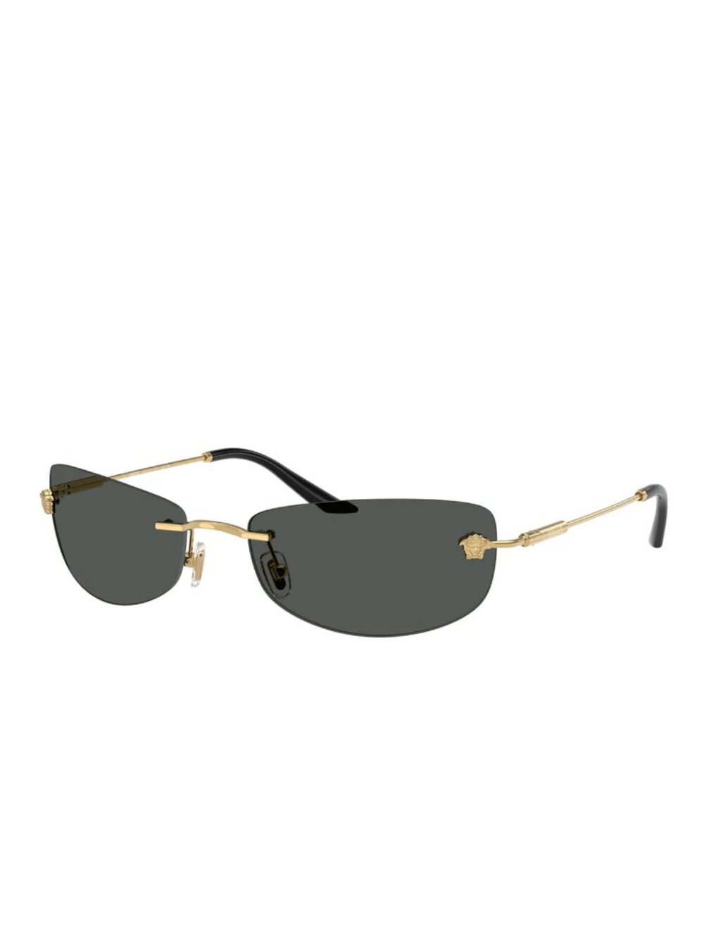 NEW VERSACE RIMLESS VE2279 100287 MEN SUNGLASSES MOD 2279 1002/87 GOLD GREY